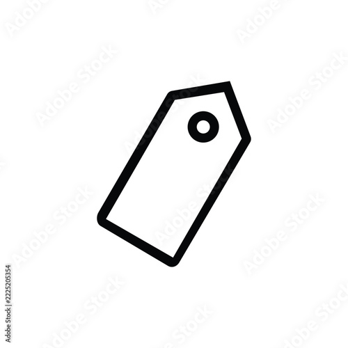 Tag icon,vector illustration. Flat design style