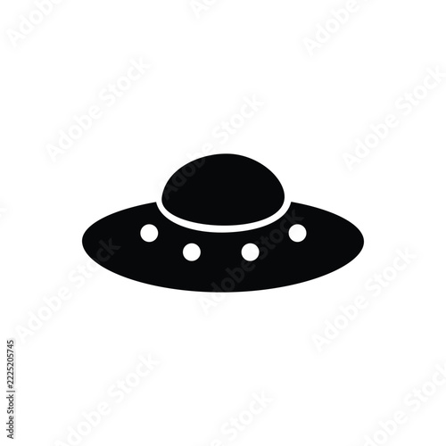 ufo icon,vector illustration. Flat design style