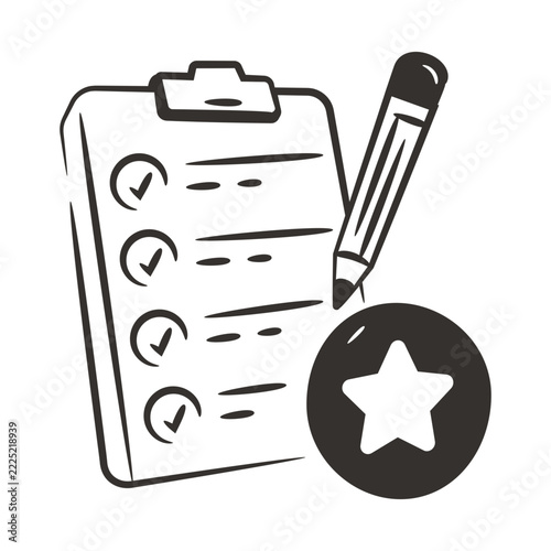 Premium download icon of party list 