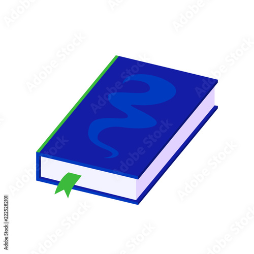 Blue Halloween Magic Spell Book