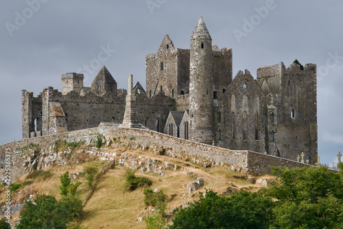 Rock of Cashel St. Patrick's Rock 12th and 13th century historic medieval ecclesiastical and royal site ruins perched on a dramatic limestone outcrop Cashel County Tipperary Republic of Ireland
