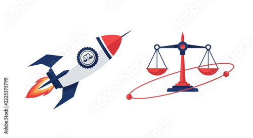 Fast Legal Services and LawTech Innovation Concept