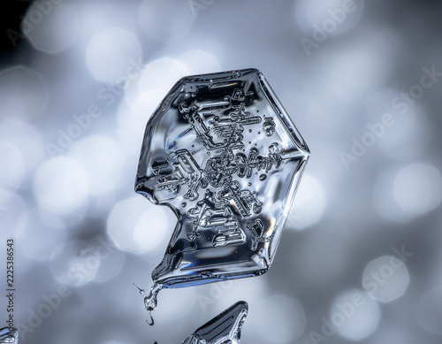 icy crystal texture, Generated image