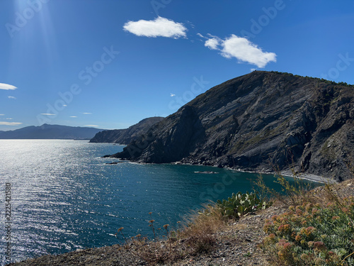 Mediterranean Sea View from Cap Cerbère, France