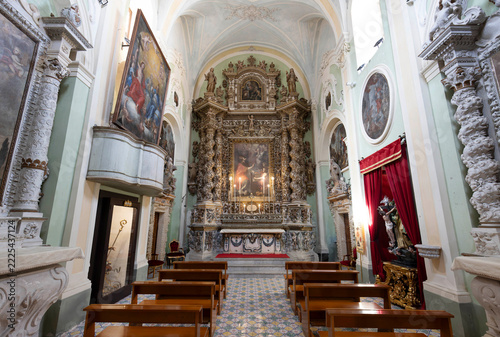 Interno della chiesa di Sant'Oronzo a Campi Salentina - Lecce - Salento