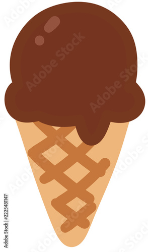 delicious ice cream waffle cones