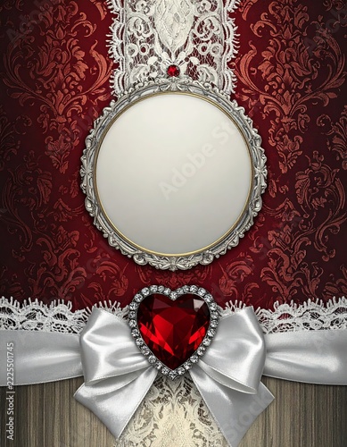 An elegant and luxurious template background with a gothic romance aesthetic.