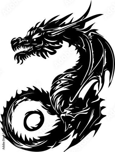 black dragon tattoo