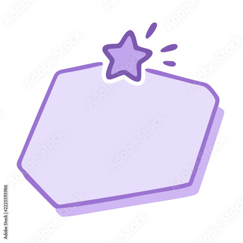 hand drawn cute text box