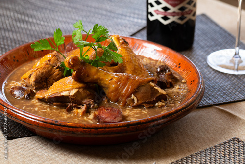 The authentic Arroz de Cabidela (traditionally known as 