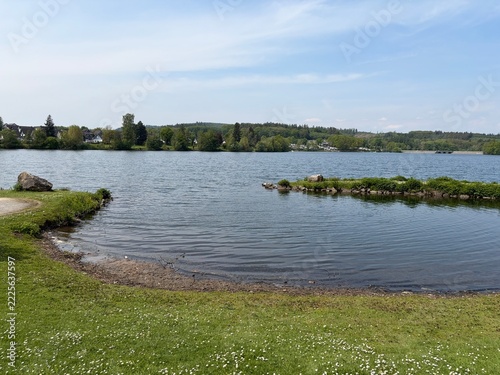 Blick auf das Vorbecken des Sorpesees im Sauerland	