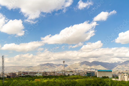 Establish shot of Tehran