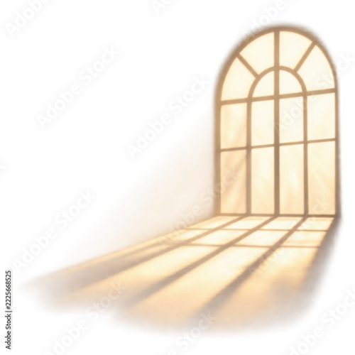 Soft sunlight window shadow floor interior arched window shadow sunlight floor warm home morning light minimal calm mood scene