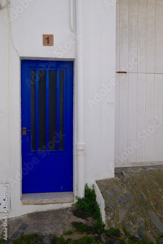 Architectural Door with Distinctive Design, Color and Decorative Details