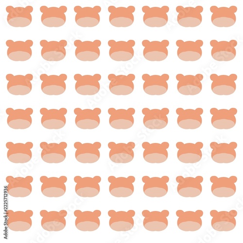 seamless pattern with brown circles