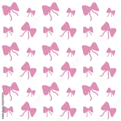 seamless pattern with pink hearts