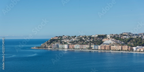 Playa de Velilla en Almuñécar, Granada España