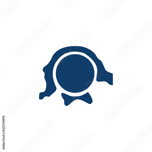 Giant Olmec Head Monument or Mayan Jade Head Logo Icon VEctor.