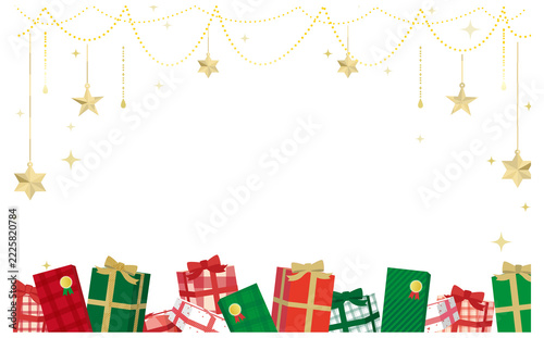 クリスマスフレーム素材