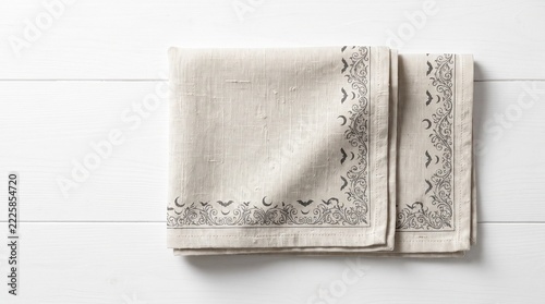 Gothic Bat and Moon Tapestry Table Runner Mockup on White