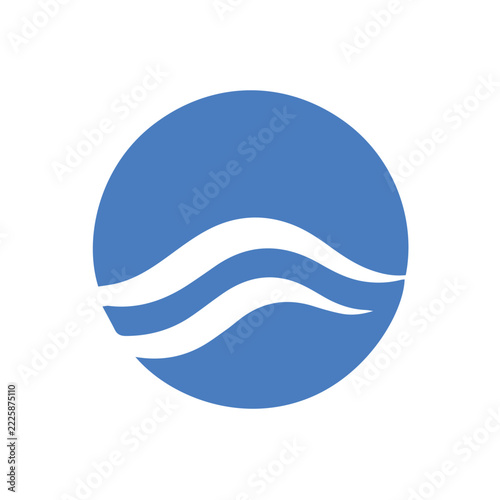 vector illustration of wind icon