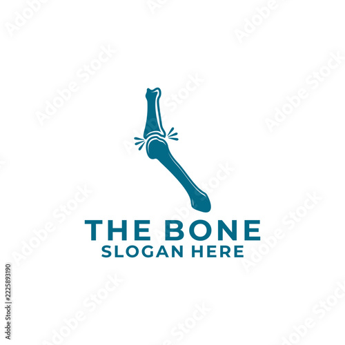 Blue Bone Anatomy Logo Design