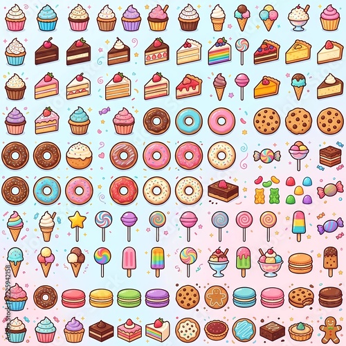 food icons set