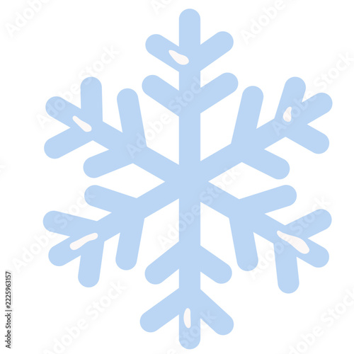 Light Blue Snowflake Christmas and Winter Decoration
