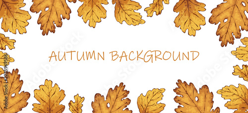 Fall foliage abstract background featuring colorful autumn leaves in soft focus with watercolor gradient transitions and delicate shadow patterns throughout