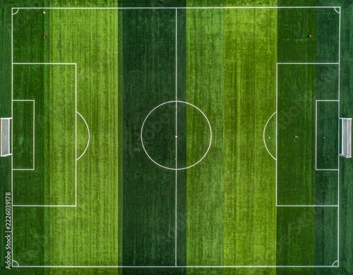 soccer field with green grass