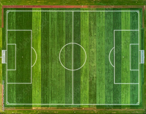 soccer field with green grass