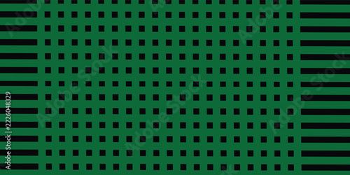 A fractal-style green gradient abstract background featuring vertical beams of light and soft light transitions between layered shapes.