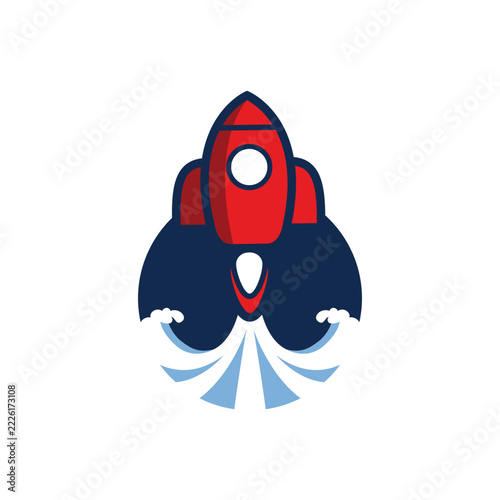rockett abstract logo modern style