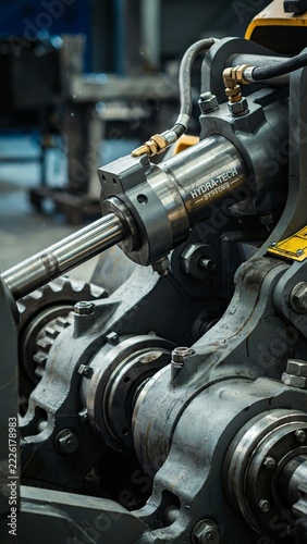Industrial hydraulic system components for heavy machinery repair including cylinders, pumps, and pneumatic equipment parts