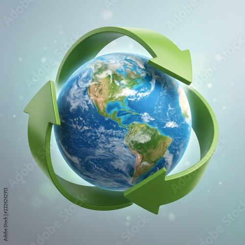 Green Planet Renewal Concept