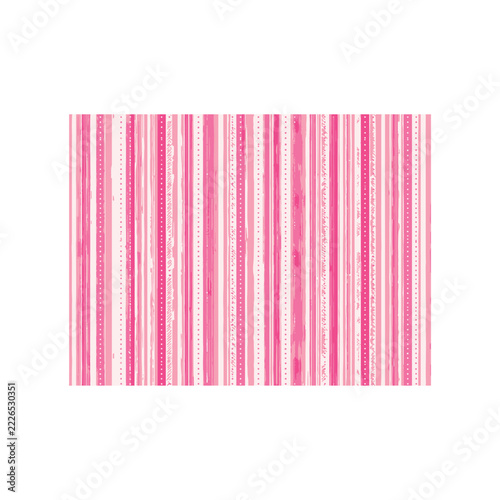 Pink Candy Stripe Texture, Colorful Wavy Vertical Stripes Abstract Background in Coral Pink Teal and Mint Green