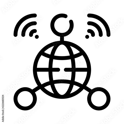 network line icon