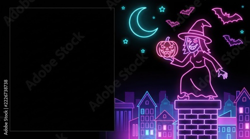 Vector Illustration of a Nightclub DJ and People Silhouettes Partying in a Glowing Pink and Purple City Light Wallpapers Background