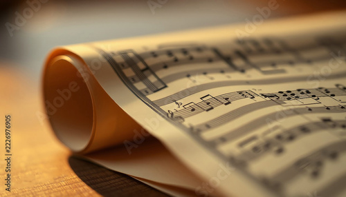 Old notes. Scrolls of ancient notes