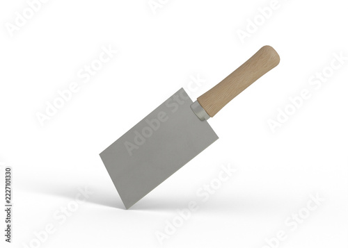 Hand Scraper Mockup for Tool Branding