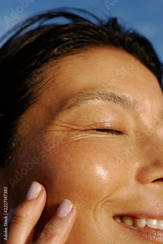 Celebration of Joy on a Sunny Day With a Beaming Smile