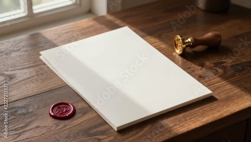 Letter Set with Wax Seal - Vintage