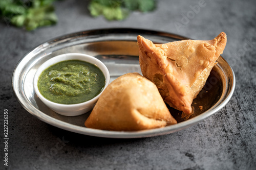 Crunchy oil fried indian snacks. Traditional tea time snack,