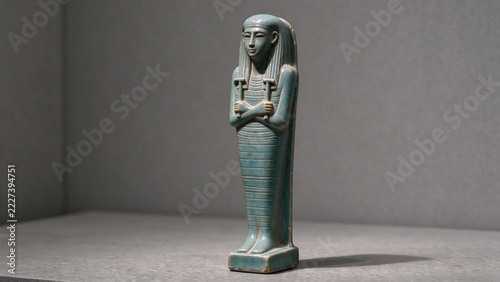 Ancient History Uninscribed Egyptian Ushabti Figurine

