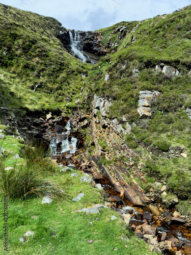 The Pilgrims Path some popular Slieve League hike, Co, Donegal, Ireland