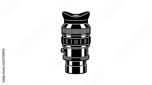 Obraz na plátně Telescope eyepiece lens component for high magnification astronomy equipment and optical instruments