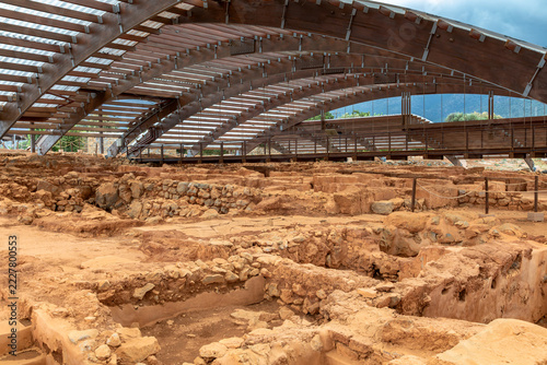Ruinen des minoischen Palastes in Malia, Kreta