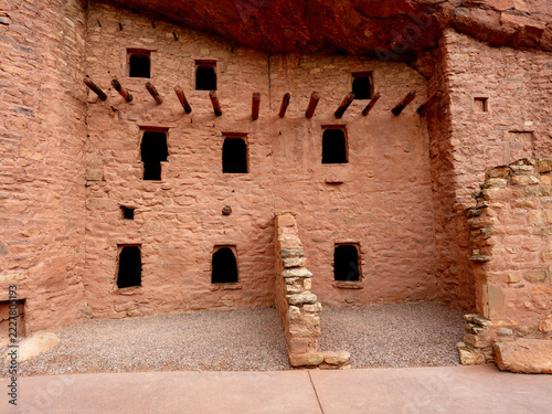 Ancient cave stone dwelling relic