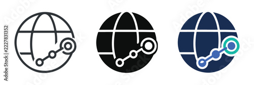 Domain Tracking Icon for Website Performance Monitoring