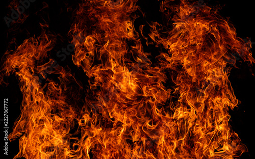 Fotografie Fire Background Overlay